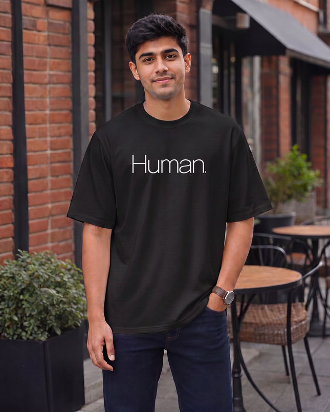 Human. Men's Oversized Classic T-Shirt