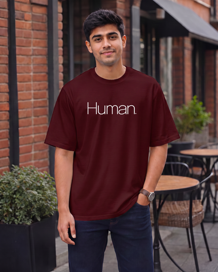 Human. Men's Oversized Classic T-Shirt