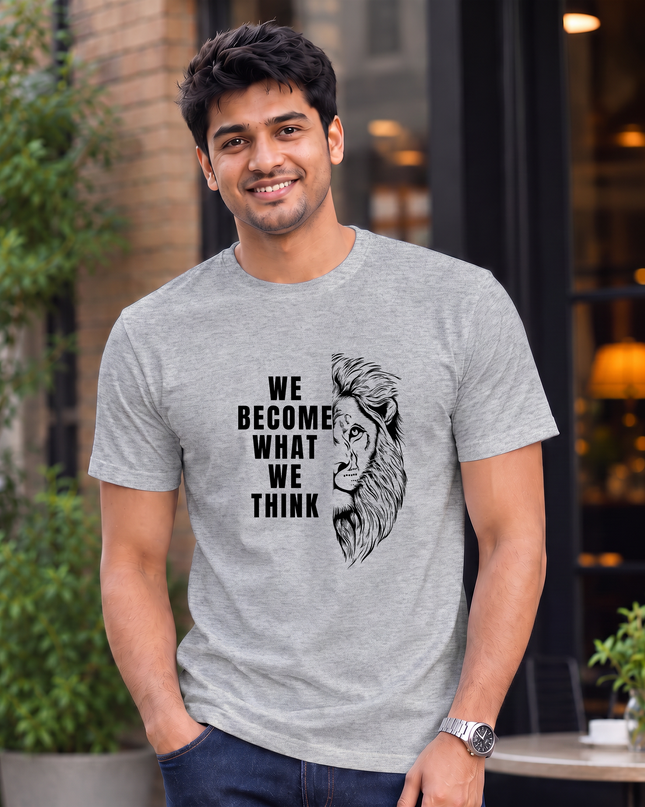 We Become What We Think Men's Classic Crew T-Shirt