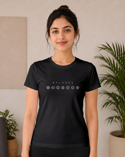 Chakra Alignment Stylish Women's Classic Crew T-Shirt
