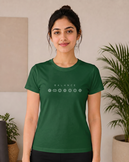 Chakra Alignment Stylish Women's Classic Crew T-Shirt