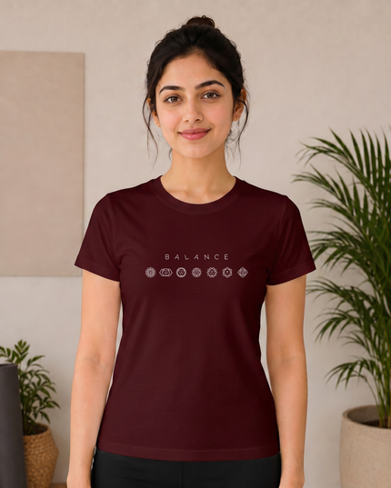 Chakra Alignment Stylish Women's Classic Crew T-Shirt