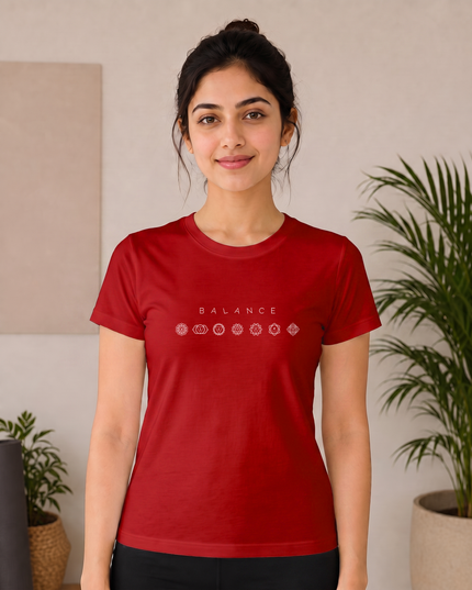 Chakra Alignment Stylish Women's Classic Crew T-Shirt