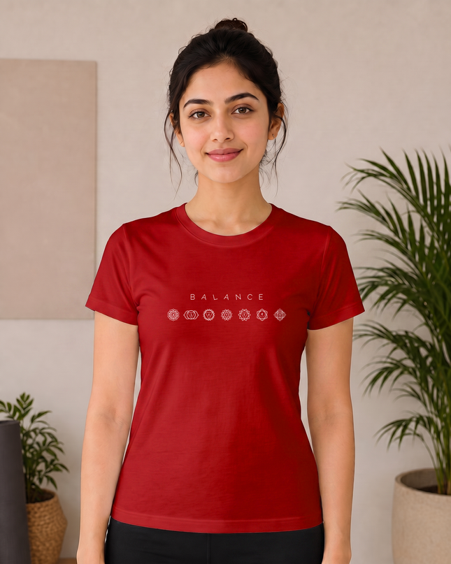 Chakra Alignment Stylish Women's Classic Crew T-Shirt