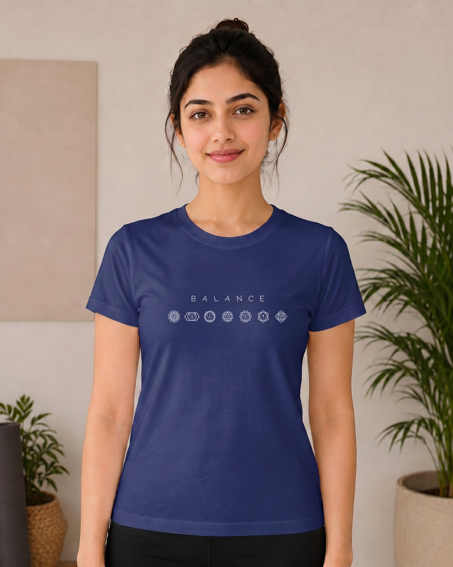 Chakra Alignment Stylish Women's Classic Crew T-Shirt