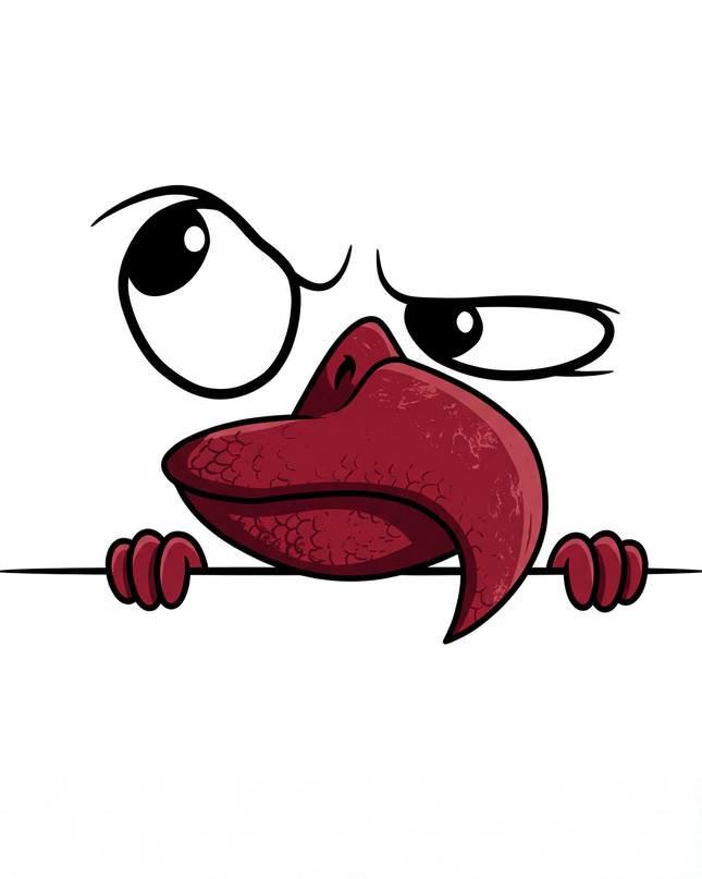 Peeking Bird Graphic Women's Classic T-Shirt