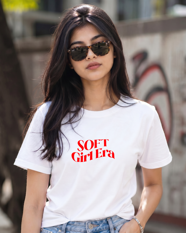 Soft Girl Era Aesthetic Graphic Unisex Classic Crew T-Shirt