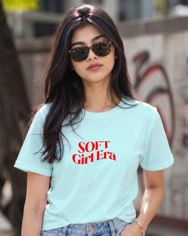 Soft Girl Era Aesthetic Graphic Unisex Classic Crew T-Shirt