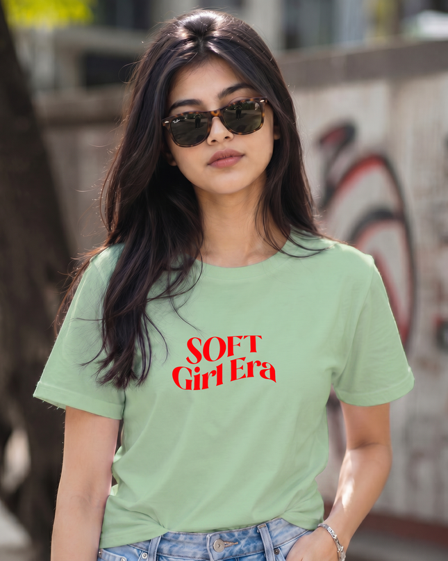 Soft Girl Era Aesthetic Graphic Unisex Classic Crew T-Shirt