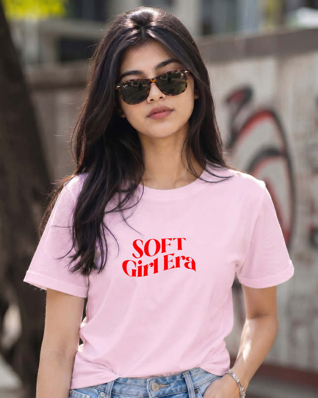 Soft Girl Era Aesthetic Graphic Unisex Classic Crew T-Shirt