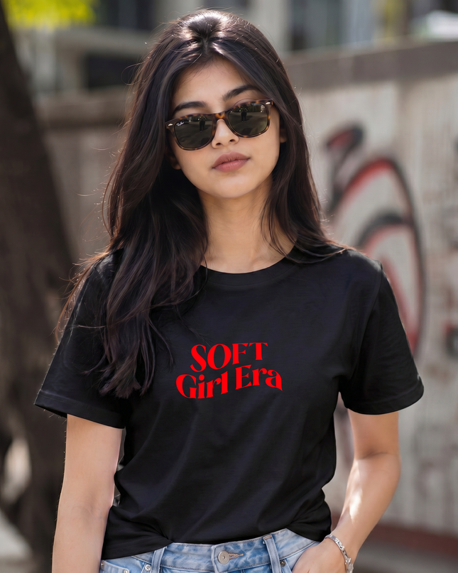 Soft Girl Era Aesthetic Graphic Unisex Classic Crew T-Shirt