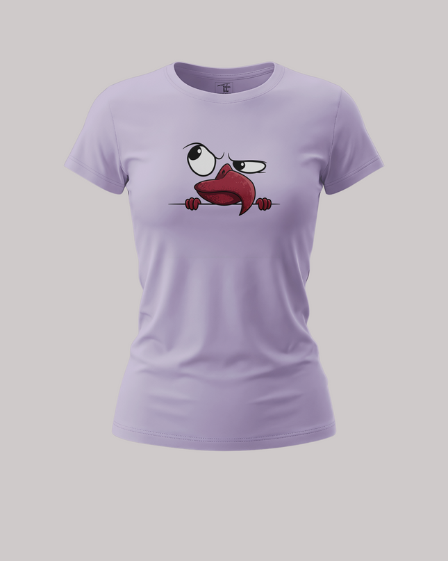 Peeking Bird Graphic Women's Classic T-Shirt