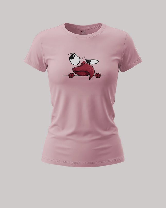 Peeking Bird Graphic Women's Classic T-Shirt