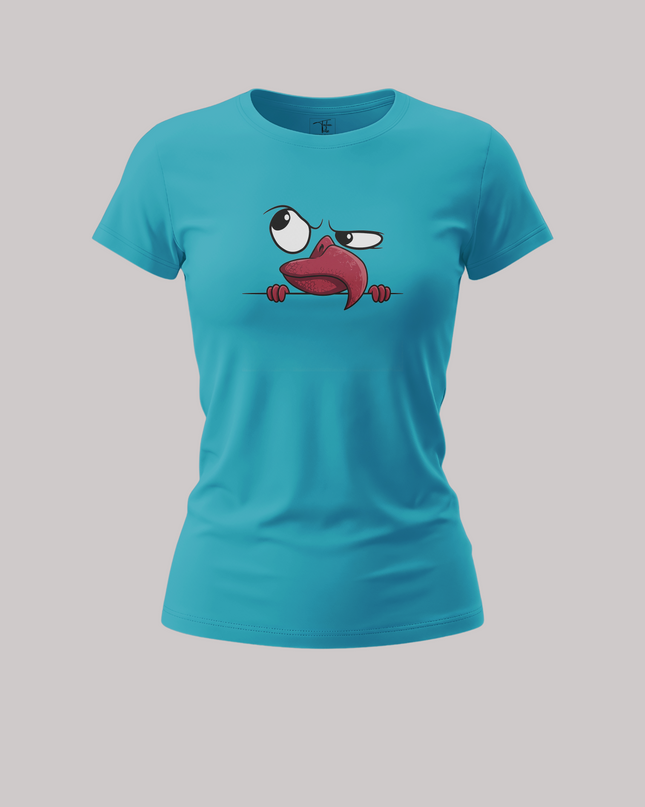 Peeking Bird Graphic Women's Classic T-Shirt