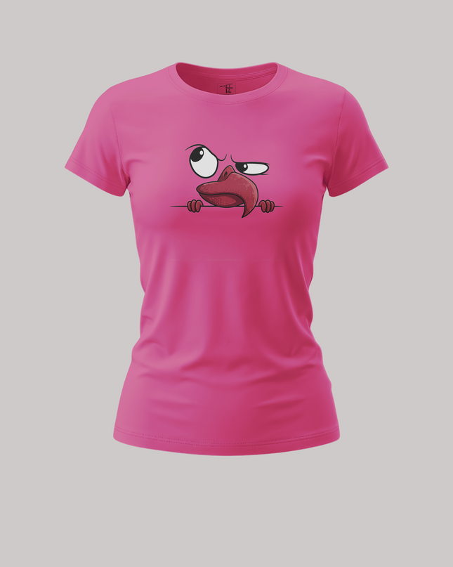 Peeking Bird Graphic Women's Classic T-Shirt