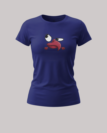 Peeking Bird Graphic Women's Classic T-Shirt