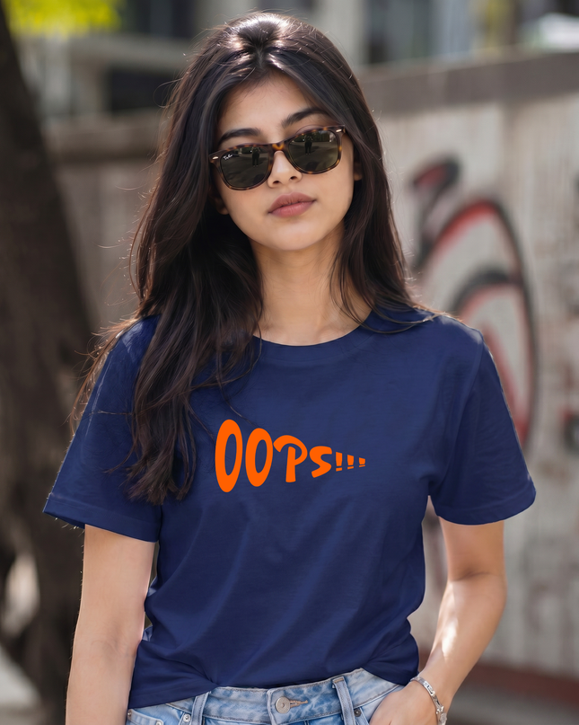 Oops Graphic Unisex Classic Crew T-Shirt
