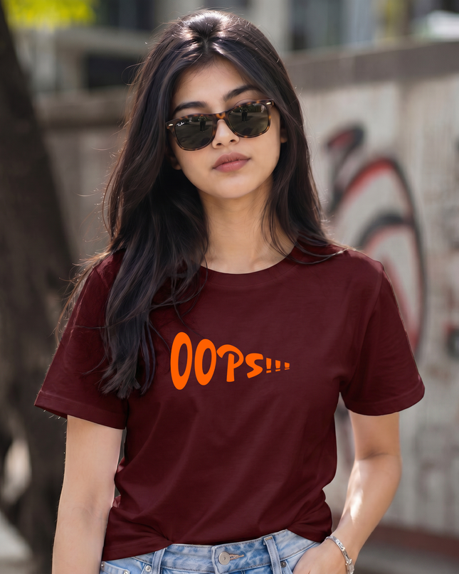 Oops Graphic Unisex Classic Crew T-Shirt
