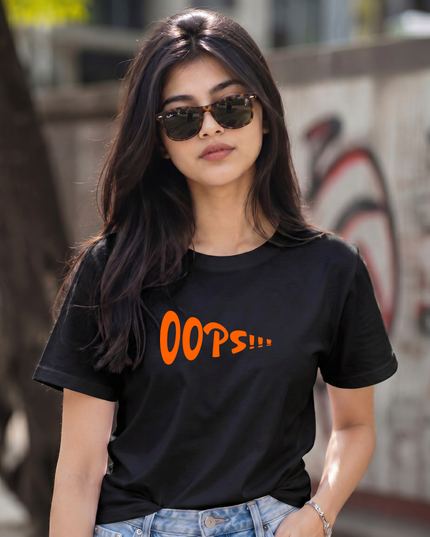 Oops Graphic Unisex Classic Crew T-Shirt
