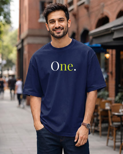 One. Men's Oversized Classic T-Shirt