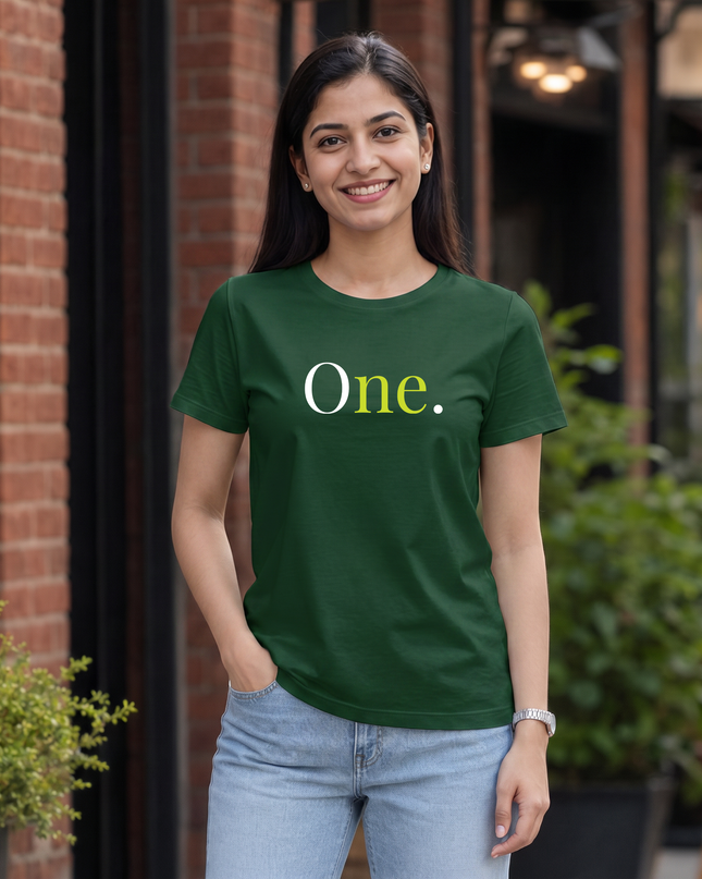 One. Women's Classic Crew T-Shirt