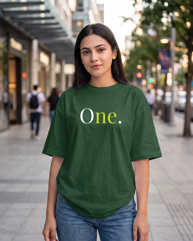 One. Women's Oversized Classic T-Shirt