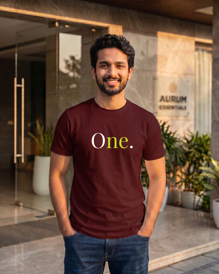 One. Men's Classic Crew T-Shirt