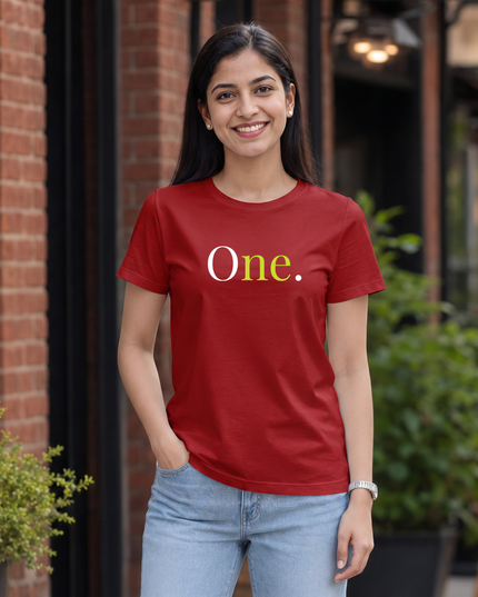 One. Women's Classic Crew T-Shirt
