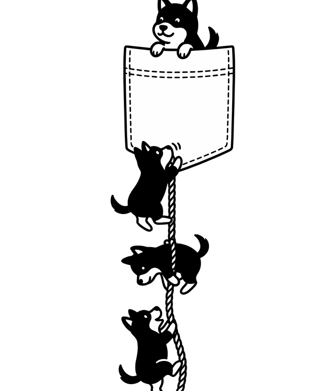 Pocket Pups Adventure Graphic Women's Classic T-Shirt