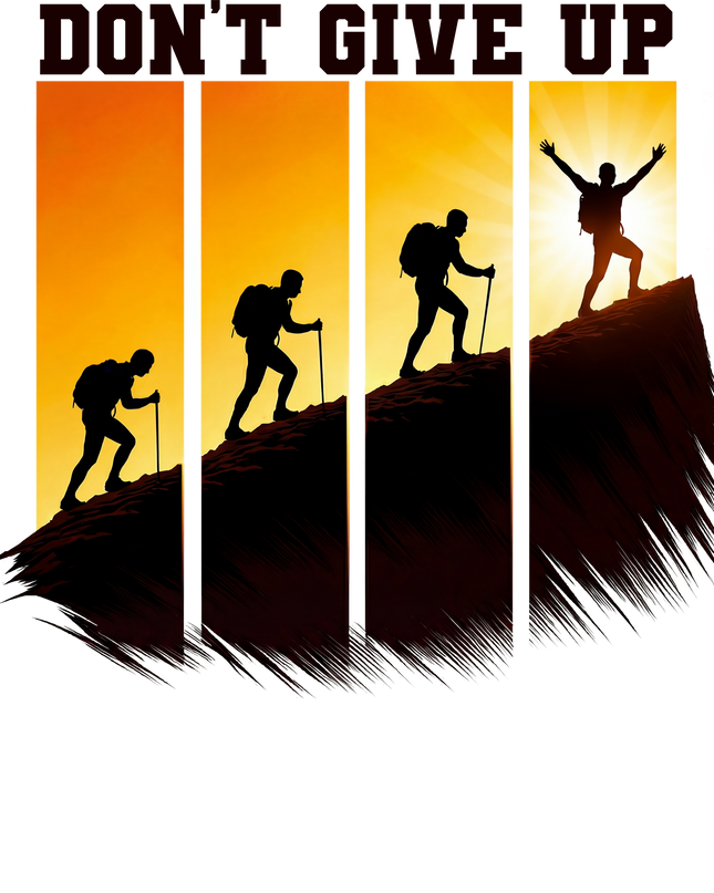 Don’t Give Up Summit Resilience Women's Classic T-Shirt