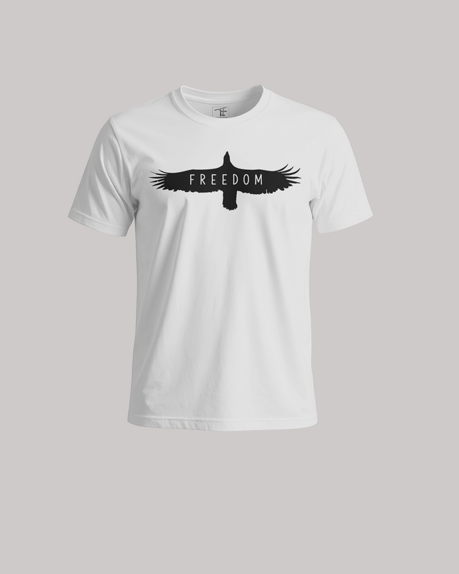 Freedom Bird Graphic Unisex Classic Crew T-Shirt