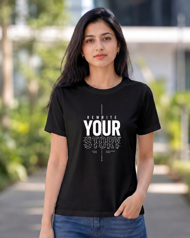 Rewrite Your Story Women's Classic Crew T-Shirt