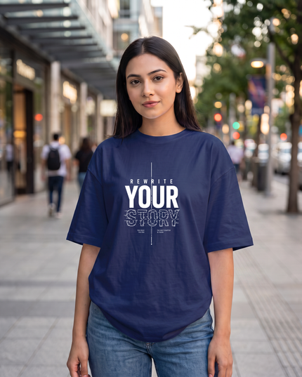 Rewrite Your Story Women's Oversized Classic T-Shirt