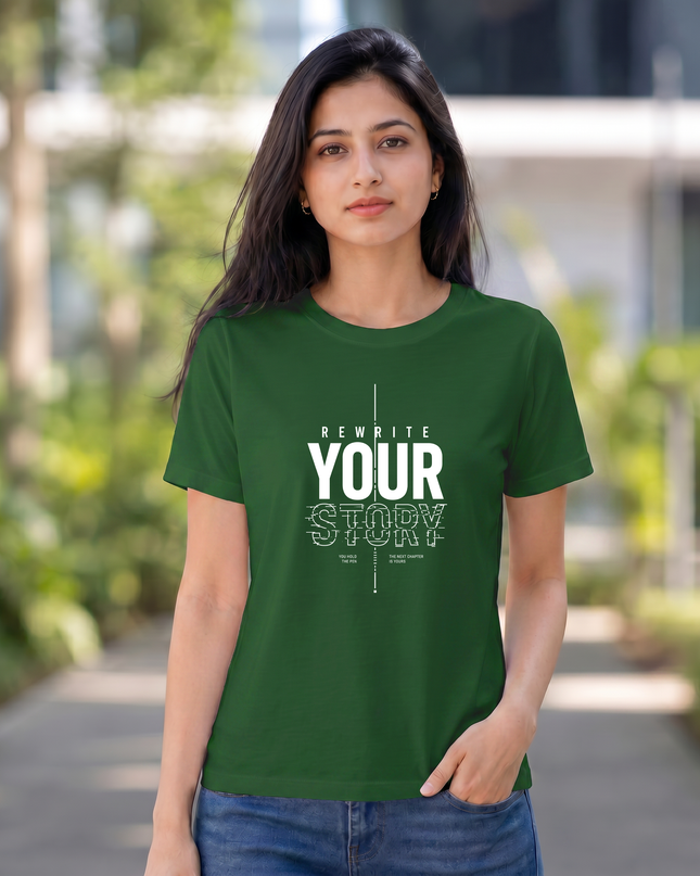 Rewrite Your Story Women's Classic Crew T-Shirt