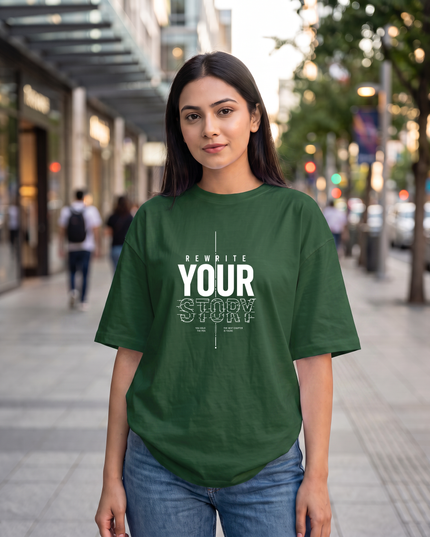 Rewrite Your Story Women's Oversized Classic T-Shirt