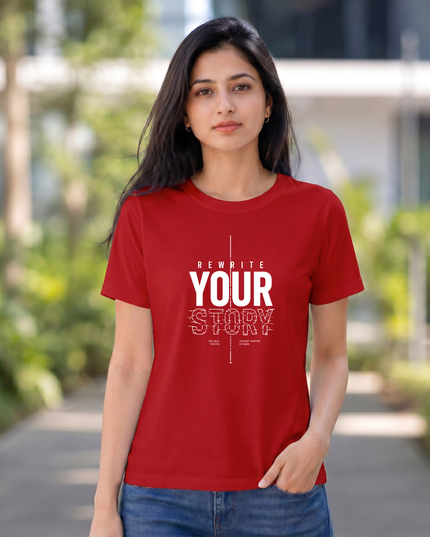 Rewrite Your Story Women's Classic Crew T-Shirt
