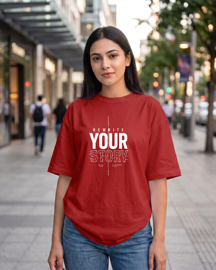 Rewrite Your Story Women's Oversized Classic T-Shirt