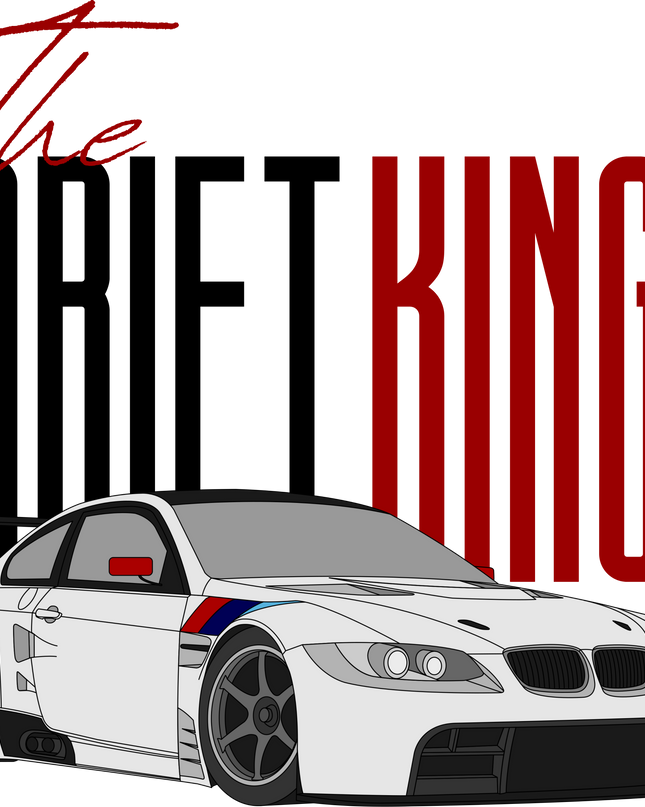 Drift King Unisex Classic Crew T-Shirt