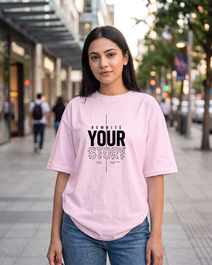 Rewrite Your Story Women's Oversized Classic T-Shirt