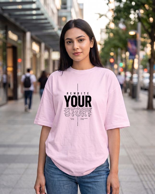 Rewrite Your Story Women's Oversized Classic T-Shirt