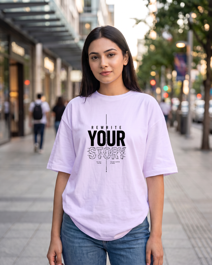 Rewrite Your Story Women's Oversized Classic T-Shirt