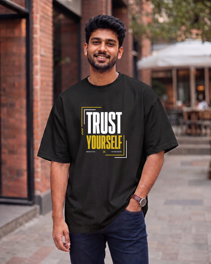 Trust Yourself Men's Oversized Classic T-Shirt