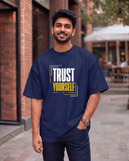 Trust Yourself Men's Oversized Classic T-Shirt