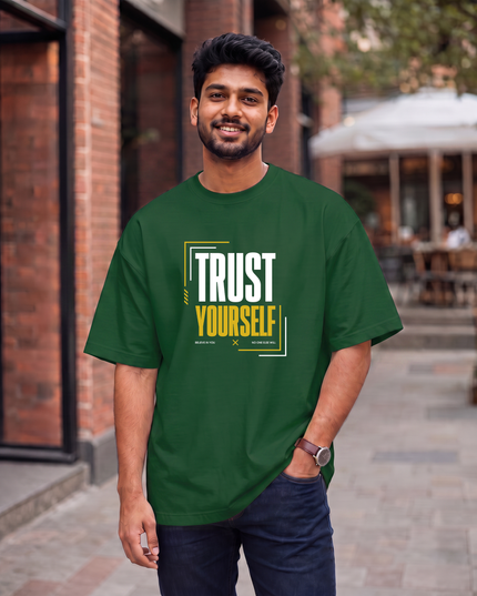 Trust Yourself Men's Oversized Classic T-Shirt