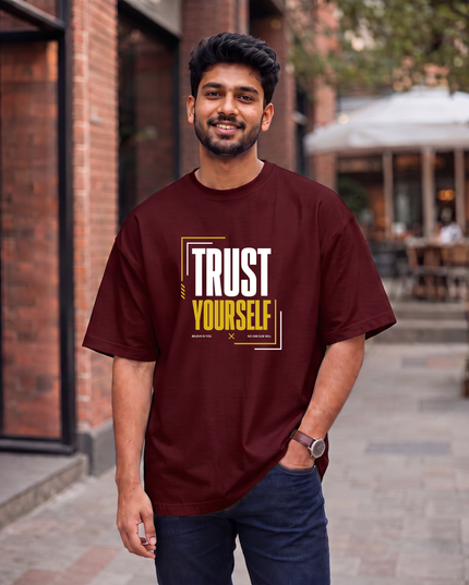 Trust Yourself Men's Oversized Classic T-Shirt
