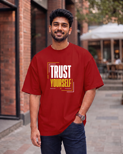 Trust Yourself Men's Oversized Classic T-Shirt