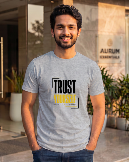 Trust Yourself Stylish Men's Classic Crew T-Shirt
