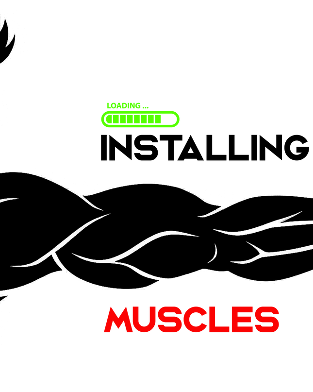Installing Muscles Unisex Classic Crew T-Shirt