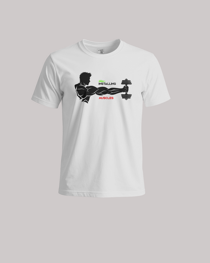 Installing Muscles Unisex Classic Crew T-Shirt