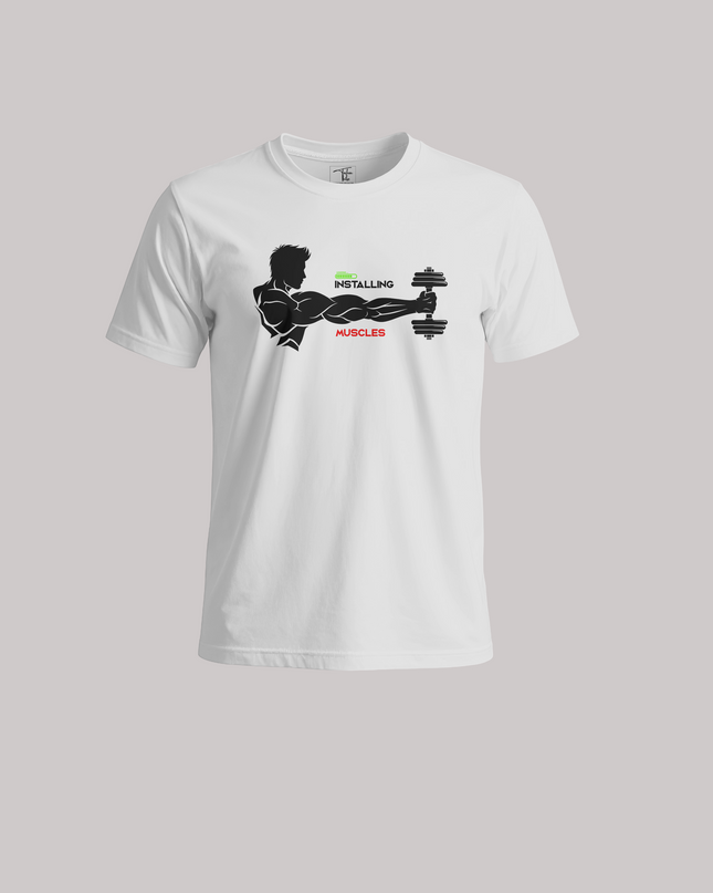 Installing Muscles Unisex Classic Crew T-Shirt
